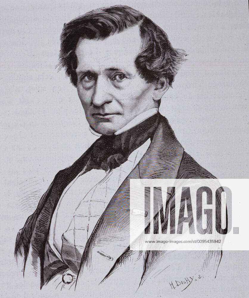 BERLIOZ H Biography Portrait of Hector Berlioz 1803 1869 from the ...