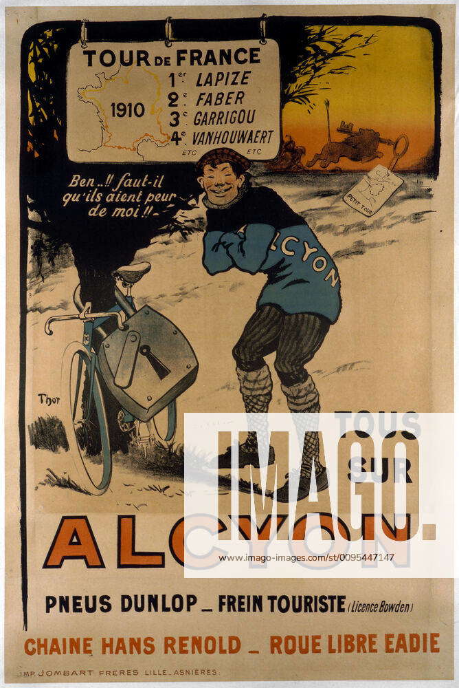 Advertising Cycles Poster for the brand Cycles ALCYON, referring to the ...