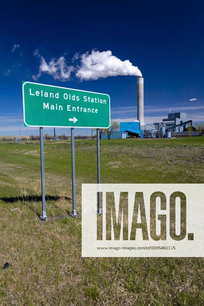 MAY 20 2019, STANTON, ND, USA Leland Olds Power Plant, Stanton, North
