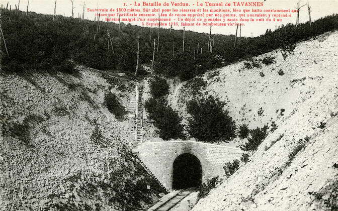 First World War Tavannes Tunnel Verdun Metz Line, 1.8 Km Long, Used As ...