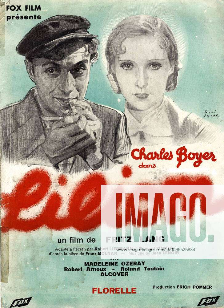CINEMA annees 30 Liliom . Film realise par Fritz LANG (1890-1976) en ...