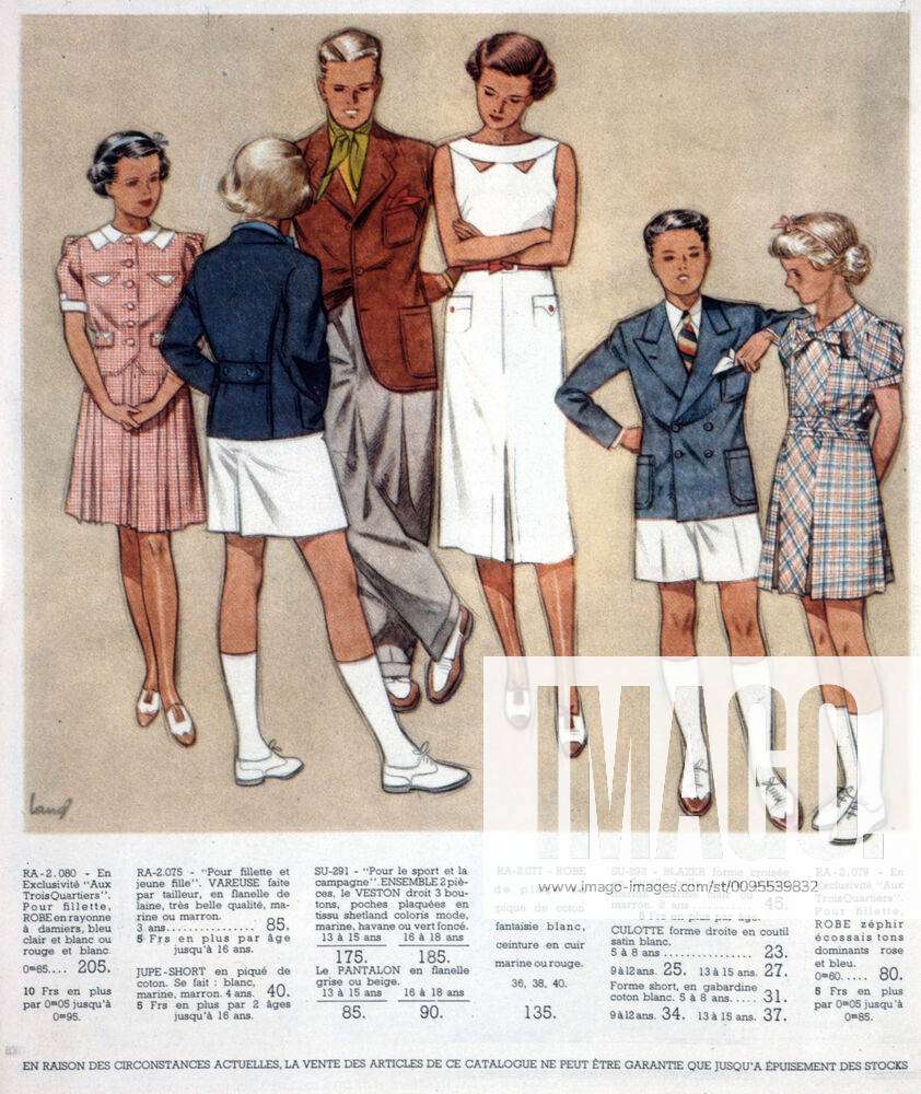 1930s fashion children
