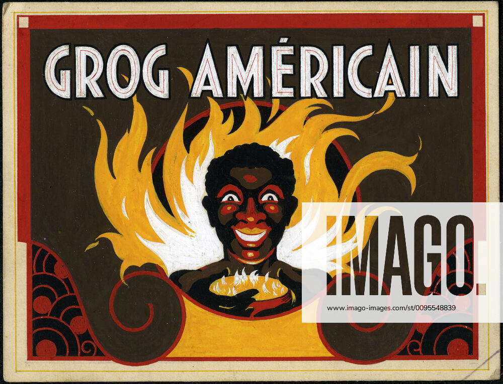 Grog American Grog Label Circa 1930 Anonymous Illustration Credit