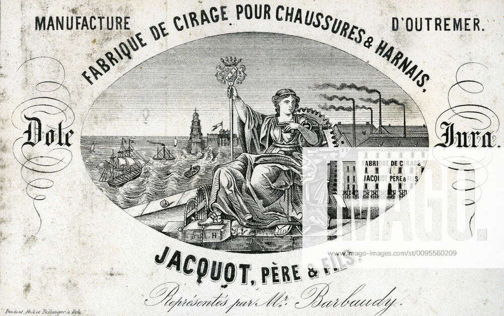 PUB CIRAGE XIXth s Advertisement around 1880 for the shoe polish ...