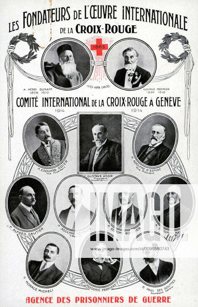 Red Cross The founders of the International Red Cross 1863 Henri DUNANT ...