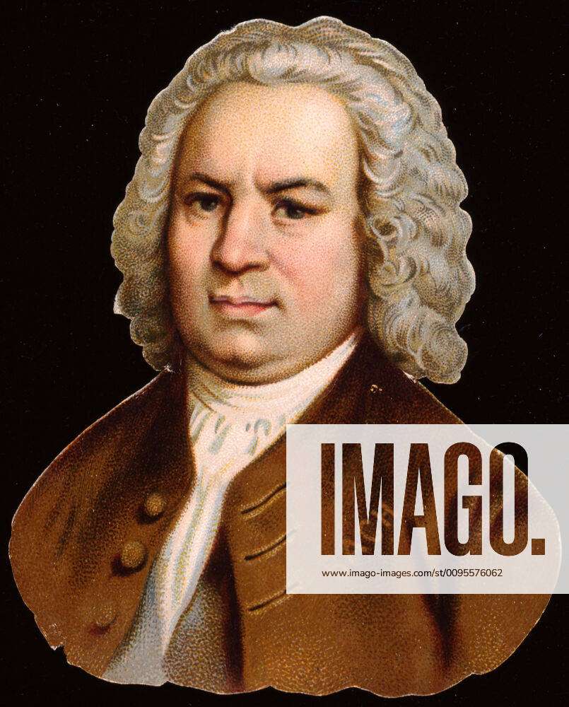 Photo & Art Print J S Bach (Portrait). Date: 1685 - 1750