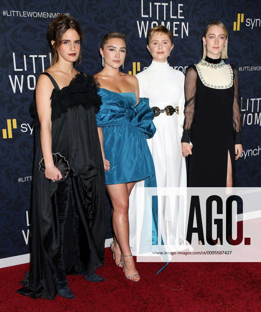 Emma Watson, Florence Pugh, Eliza Scanlen and Saoirse Ronan arriving at the  premiere of Little