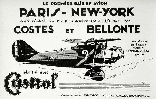 AVIATION 1930s The first air raid Paris New York was carried out