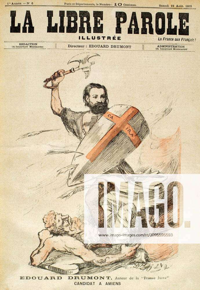 DRUMONT (Edouard). - La France Juive. Edition populaire illustrée.