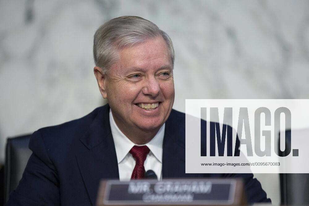 United States Senator Lindsey Graham Republican Of South Carolina Arrives To The Testimony Of