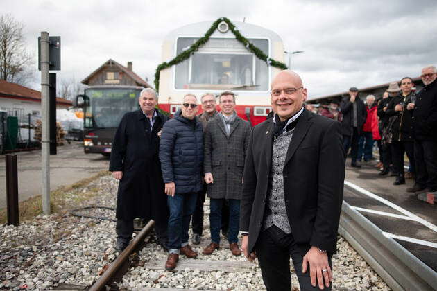 Engstingen Commissioning of the Kleinengstingen Gammertingen railway ...