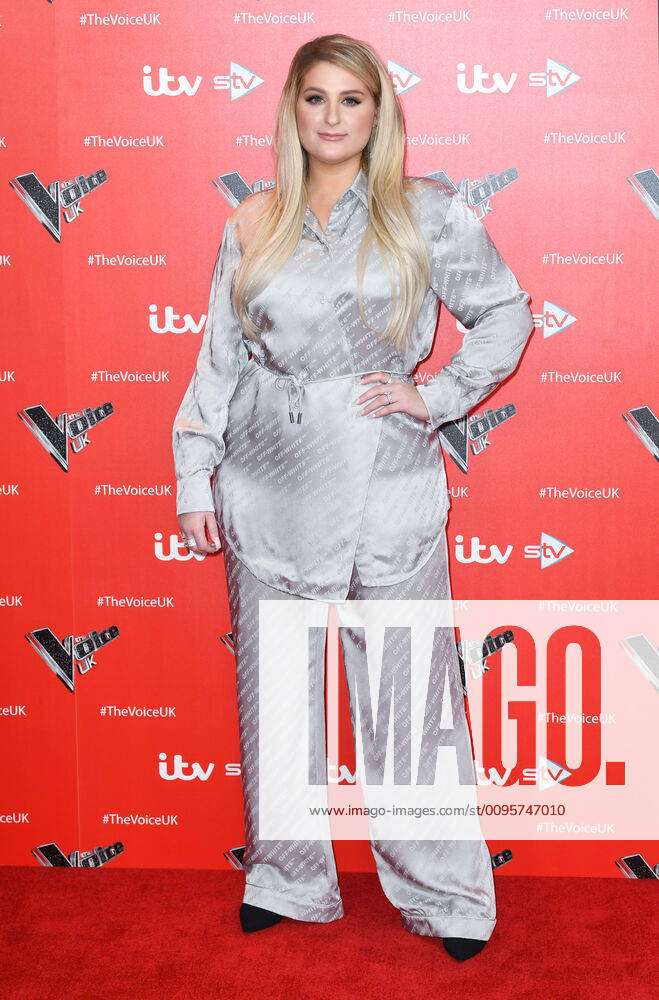 The Voice UK 2020 Launch Photocall London Meghan Trainor attending