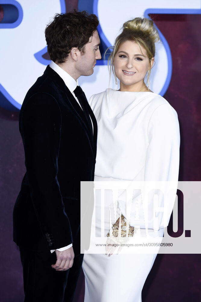Daryl Sabara with wife Meghan Trainor at the European premiere of the