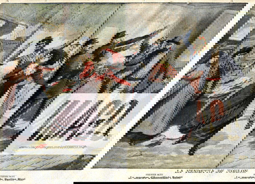 FAIT DIVERS la vendetta a Toulon 1st act The murder of Annonciade