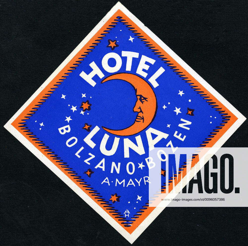 LABEL Hotel Hotel Luna, Bolzano Bozen Anonymous illustration for a ...