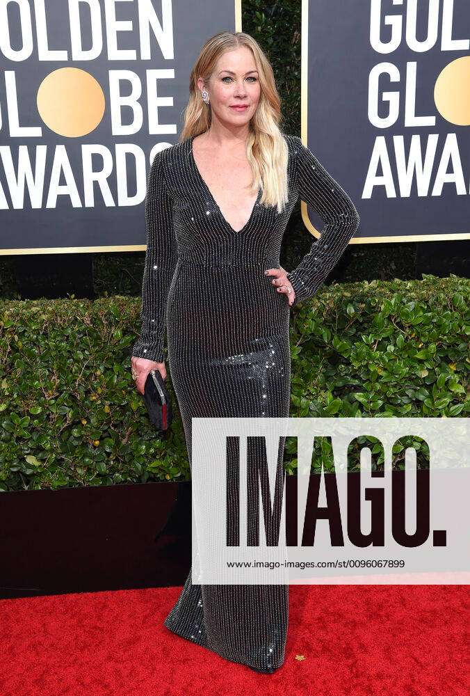 Christina Applegate arriving at the 77th Golden Globe Awards in Beverly