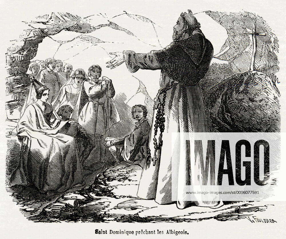 SAINT DOMINIQUE Saint Dominique 1170 1221 preaching to the Albigensians ...