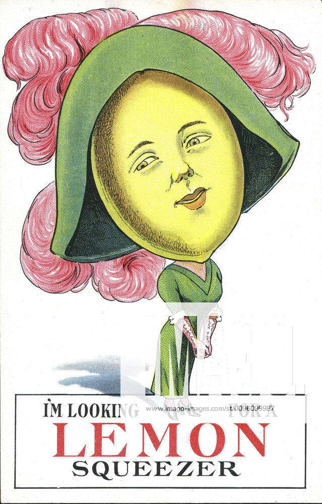 CITRON I M Looking For A Lemon Squeezer Carte Postale Americaine Vers 