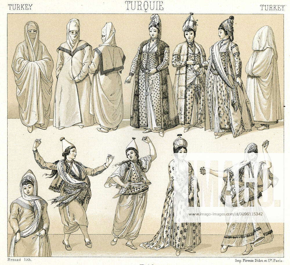 TURKEY Costumes Turkey 18th century Costumes of interior, of villet of ...