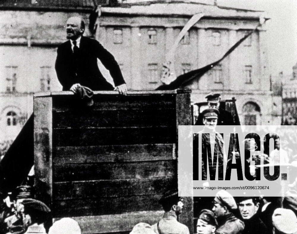 LENIN Speech Speech by Lenin on the Theatre Square Sverdlov Square ...