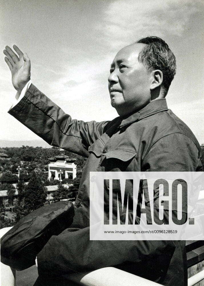 MAO 60s Mao Zedong 1893 1976 greeting the crowd Photograph circa 1960 ...