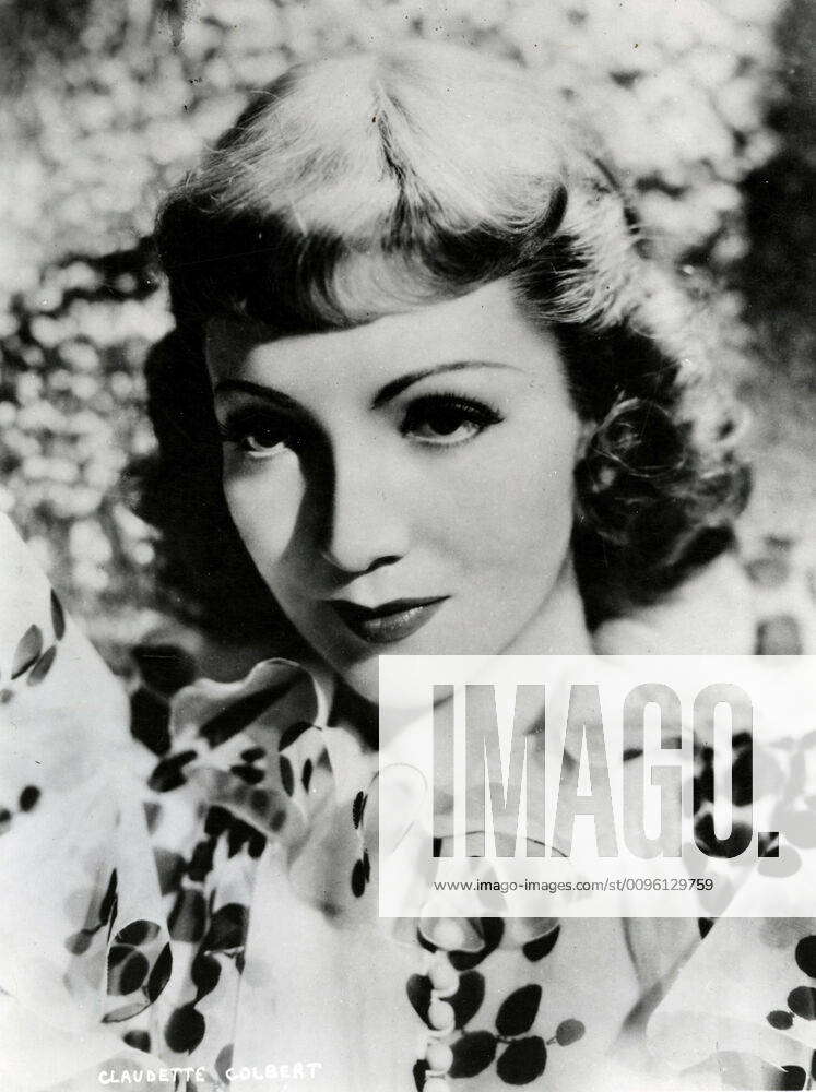 Colbert Claudette Portrait De Claudette Colbert 1903 1996 Actrice Americaine D Origine Francaise