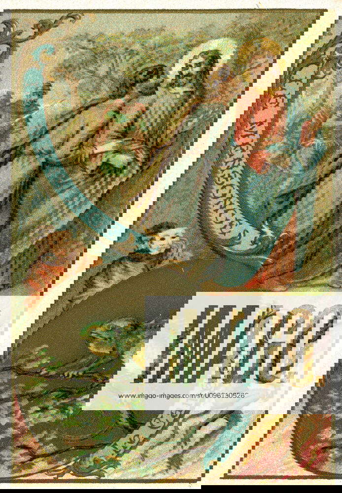 Catechism in chromo, circa 1890 THE LIEF THE CAMELEON, comparison between Judas lying to Jesus