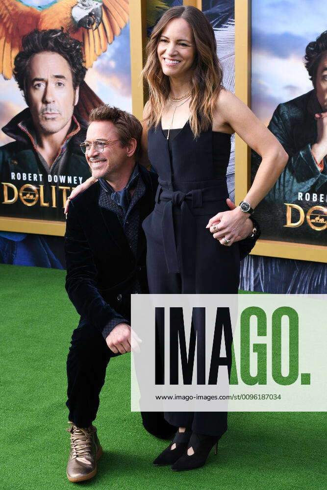 January 11, 2020, Westwood, CA, USA Robert Downey Jr. and Susan Downey