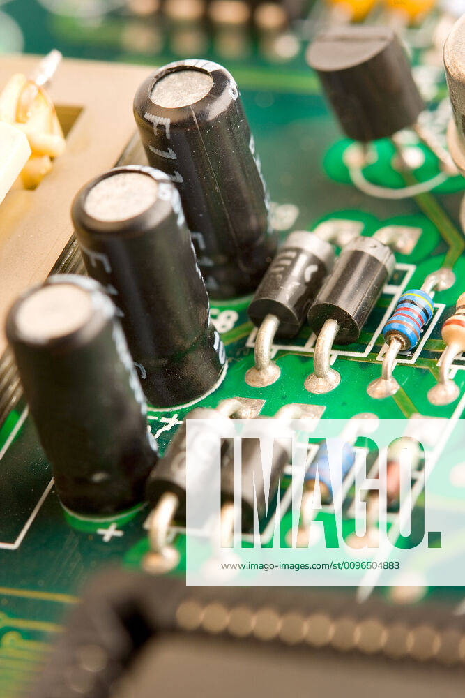 Compund Chip Chip image of chips in a circuit of a component of a computer Y
