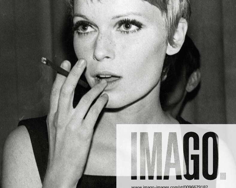 Mia Farrow Smoking A Cigarette, (1967) Cinema Legacy Collection File 