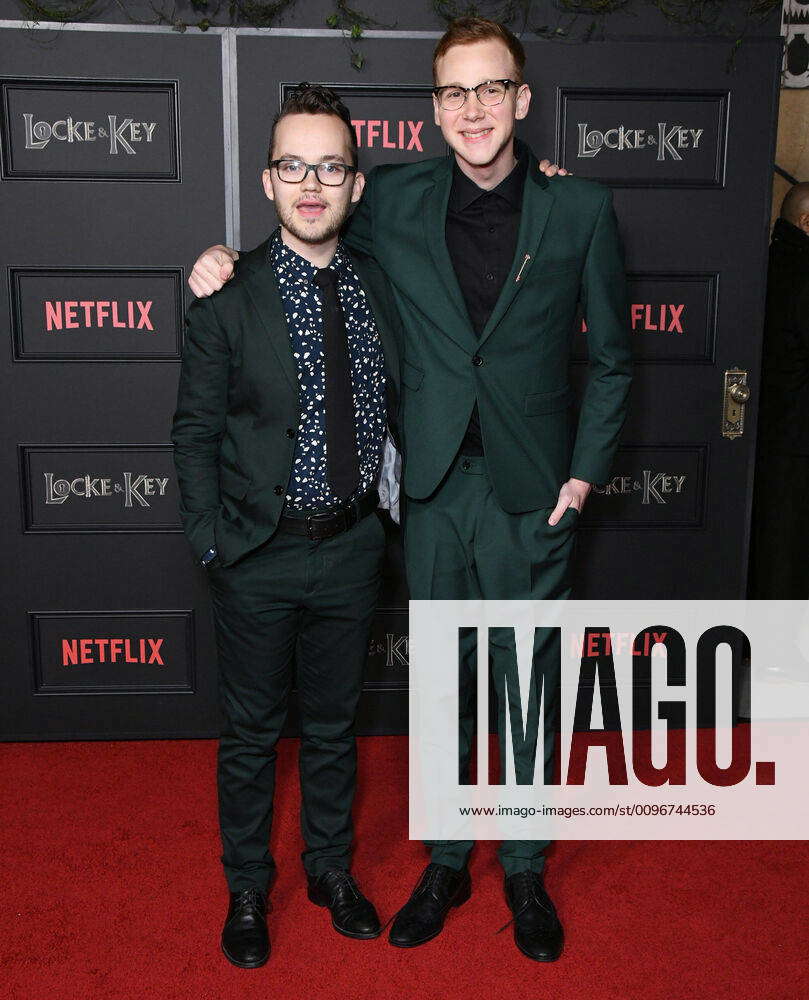 05 February 2020 - Hollywood - Thomas Mitchell Barnet, Cory Bird. Netflix's  ''Locke & Key'' Series Premiere Photo Call held at The Egyptian Theater.  (Credit Image: © Birdie Thompson/AdMedia via ZUMA Wire Stock Photo - Alamy