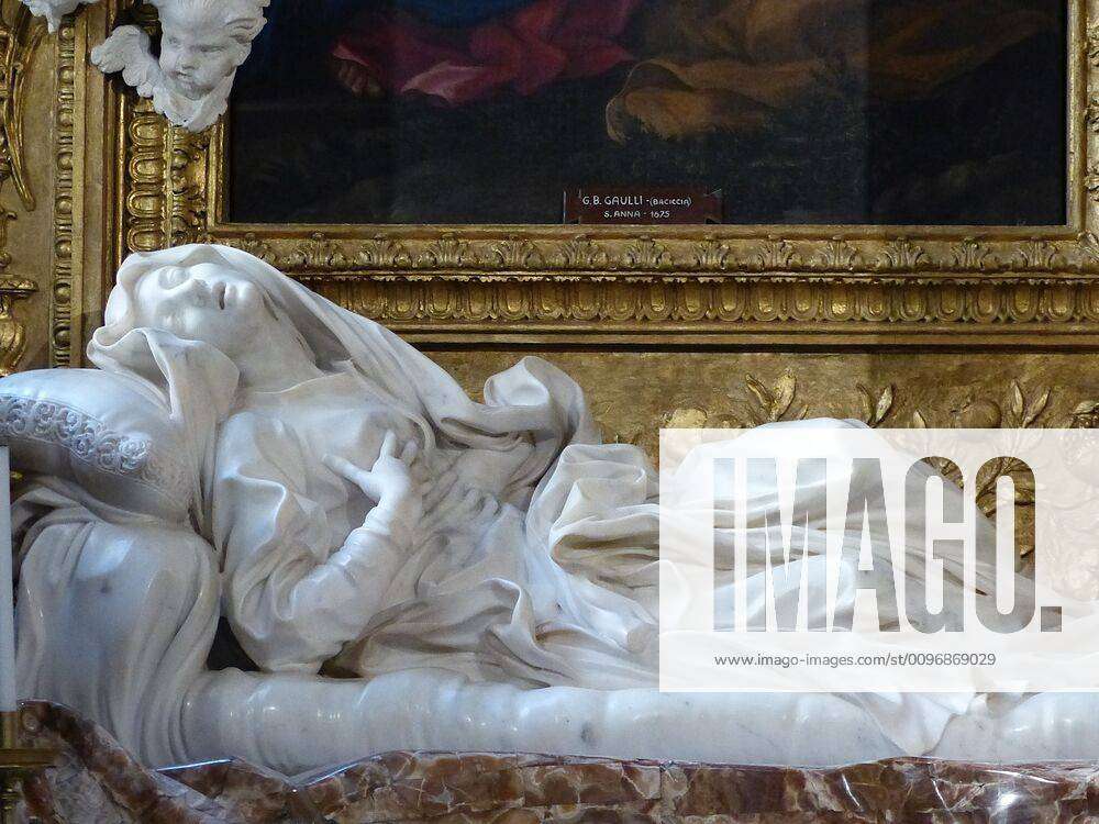 Rome: Bernini statue 2020 The magnificent statue of Ludovica Albertoni ...