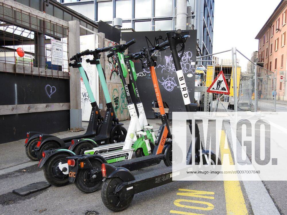 18 02 2020 Zuerich,Switzerland In the picture EL Scooter Electric