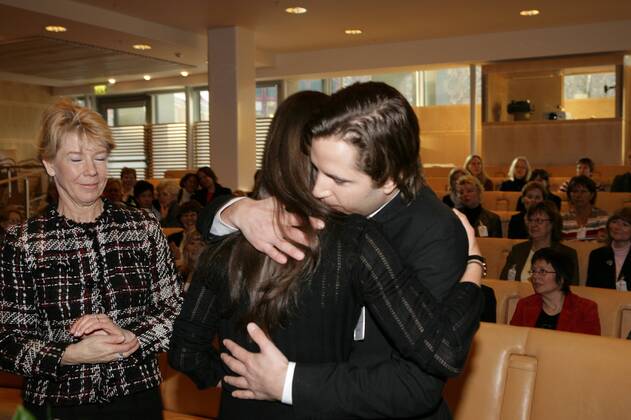 Crown Princess Victoria and Daniel Collert Distribution of the ...