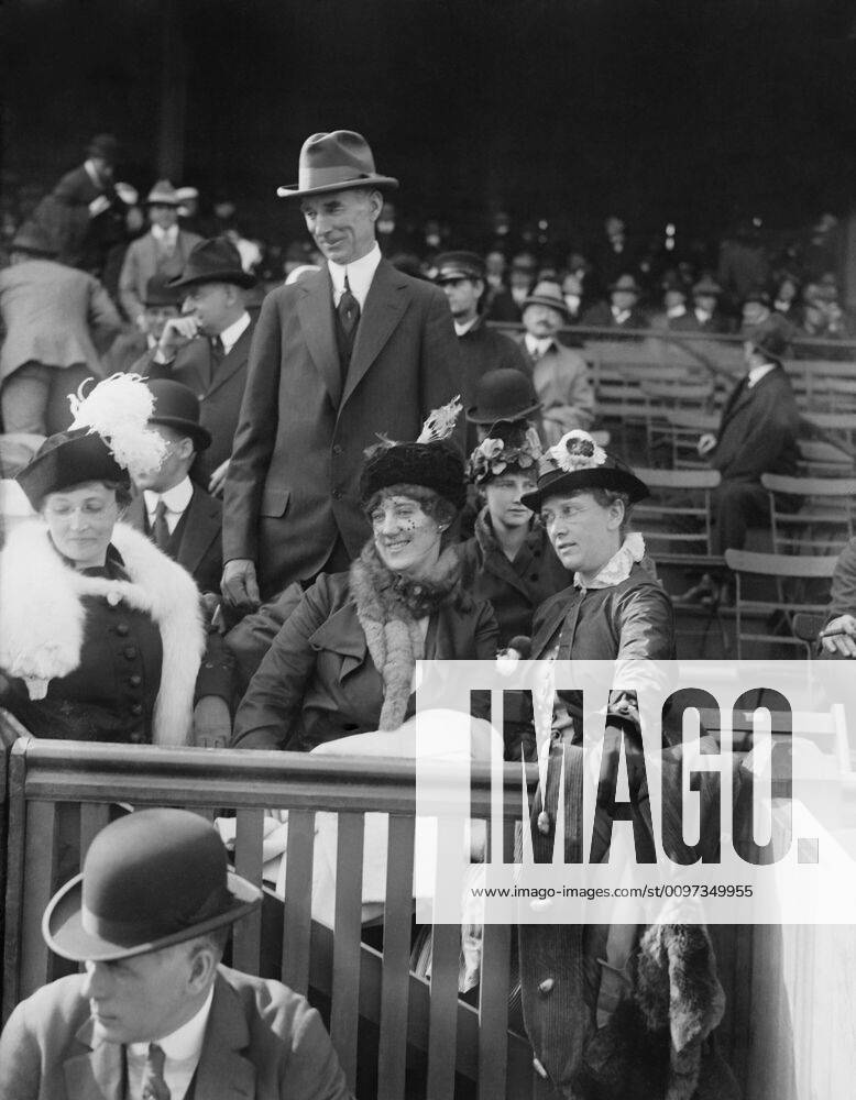 Connie Mack, manager and part owner of the Philadelphia Athletes at a ...