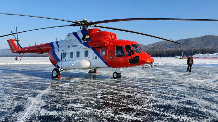 BURYATIA REPUBLIC, RUSSIA - FEBRUARY 28, 2020: A Mil Mi-171A2 medium ...