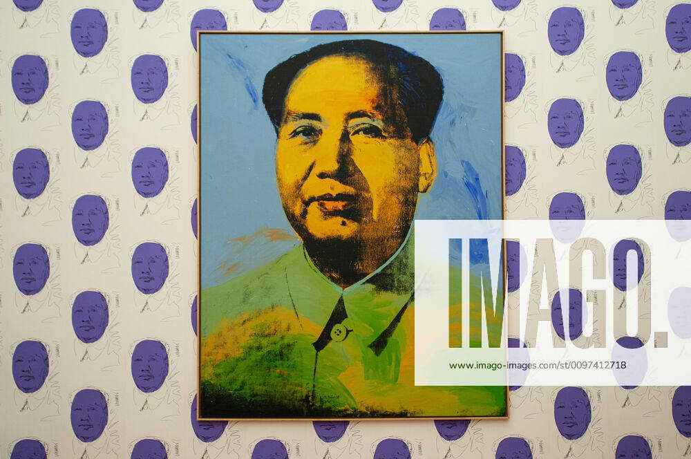 Andy Warhol artwork, Mao Tse Tung in the Moabit, Hamburger Bahnhof ...