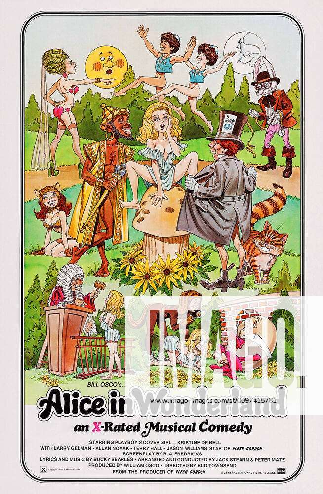 ALICE IN WONDERLAND: AN X-RATED MUSICAL FANTASY, US poster art