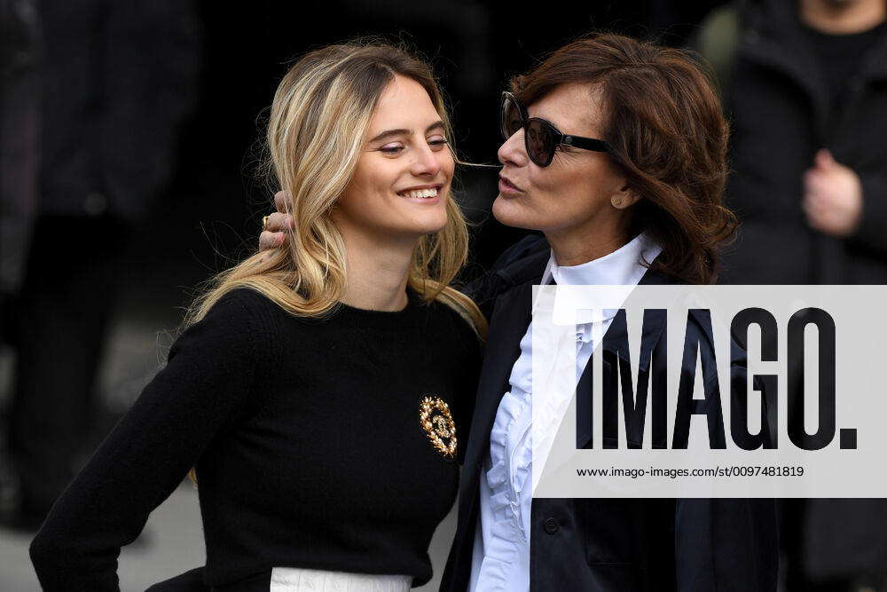 March 3 2020 Ines de La Fressange et sa fille Violette Marie d