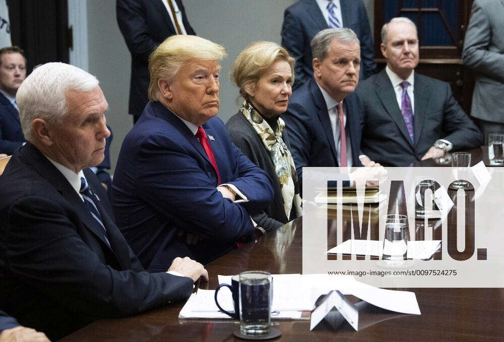 President Donald Trump (2nd-L) Holds A Meeting With Airline CEOs To ...