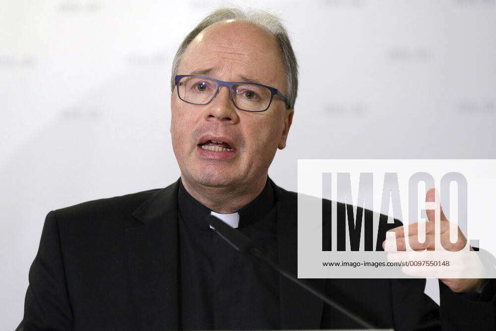 Stephan Ackermann at the closing press conference of the German Bishops ...