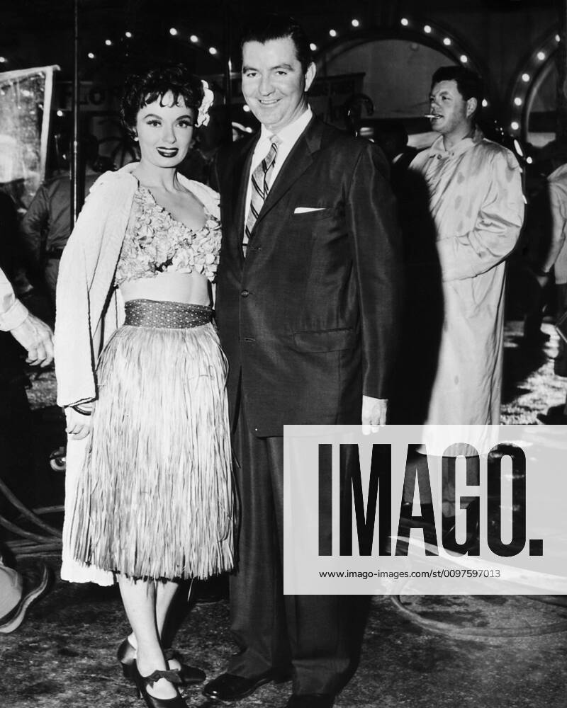 THE HELEN STORY, from left Ann Blyth visited by husband Dr