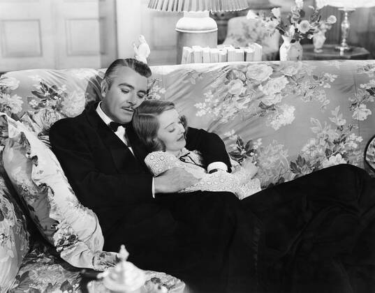 THE GREAT LIE, from left: George Brent, Bette Davis, 1941 Courtesy ...