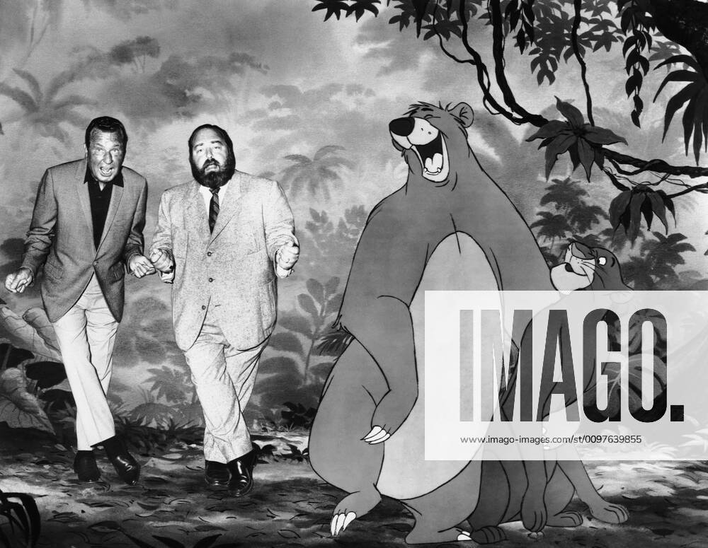 THE JUNGLE BOOK, from left, Phil Harris, as the voice of Baloo ...