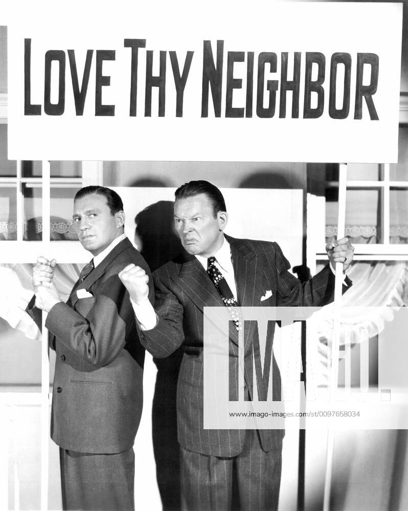 LOVE THY NEIGHBOR, Jack Benny, Fred Allen, 1940 Courtesy Everett Collection