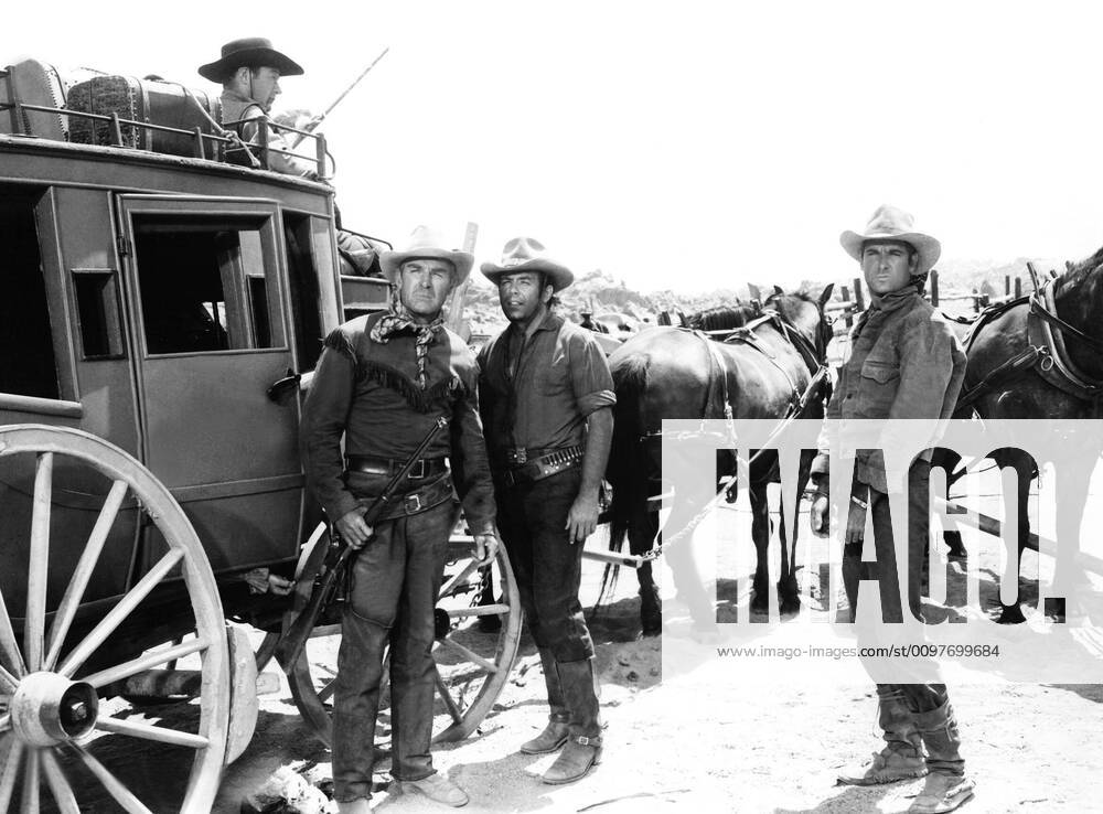 RIDE LONESOME, Randolph Scott, Pernell Roberts, James Best, 1959