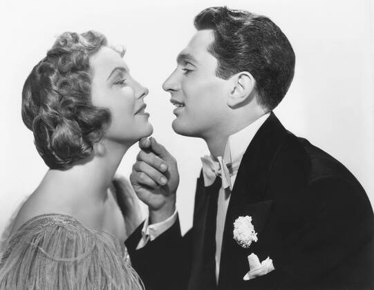 SMALL TOWN GIRL, from left, Robert Taylor, Janet Gaynor, 1936 Courtesy ...