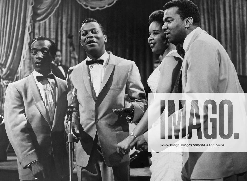 ROCK ALL NIGHT, The Platters, from left: Herb Reed, Tony Williams, Zola ...