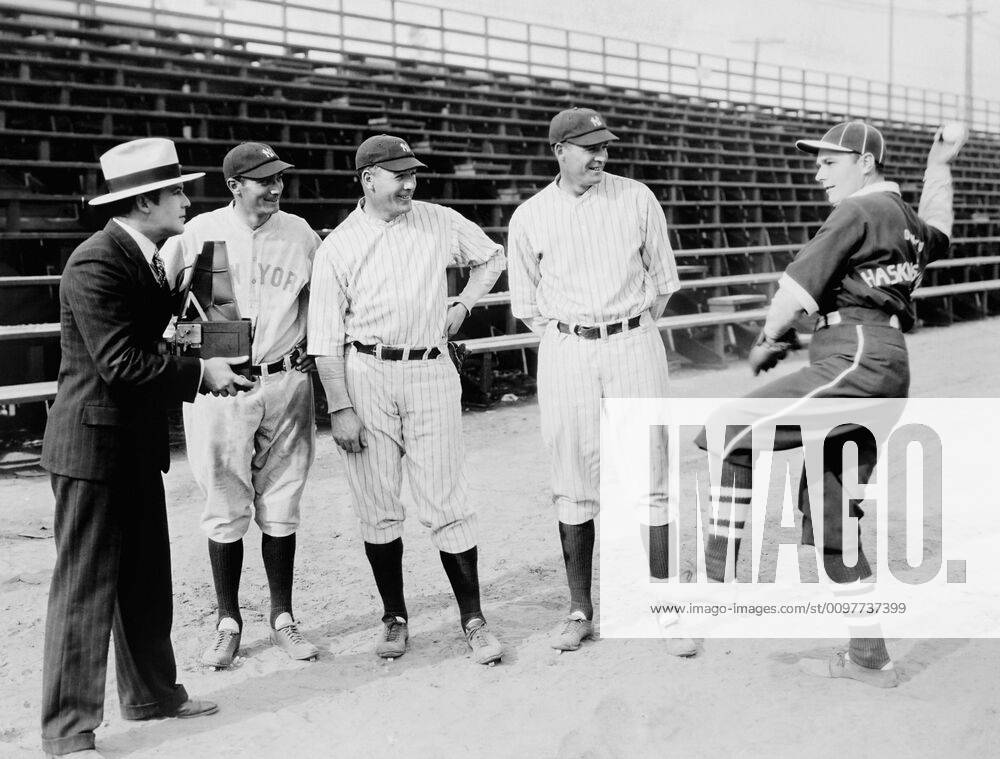 SLIDE, KELLY, SLIDE, rear from left: Tony Lazzeri, Irish Meusel, Bob ...