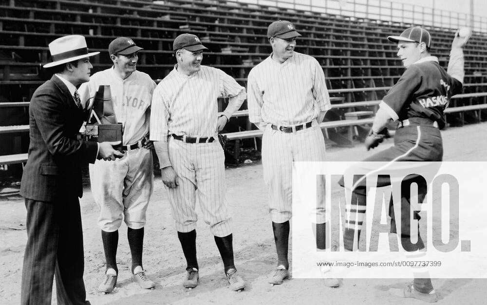 SLIDE, KELLY, SLIDE, rear from left: Tony Lazzeri, Irish Meusel, Bob ...